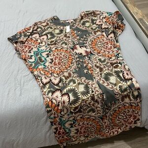 Anthropologie Silk Dress or Coverup